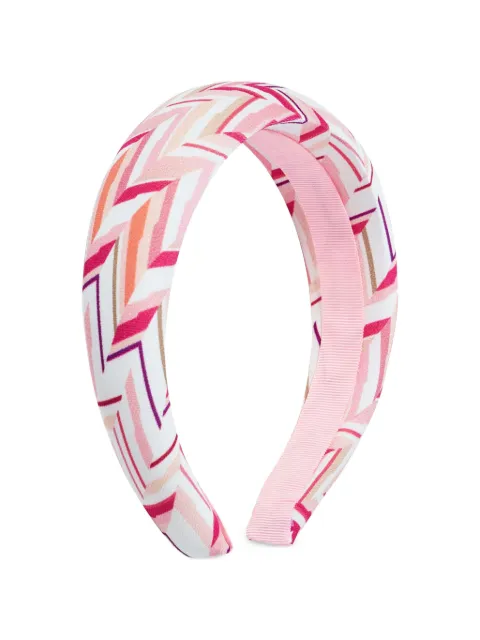 Missoni Kids zigzag-pattern headband