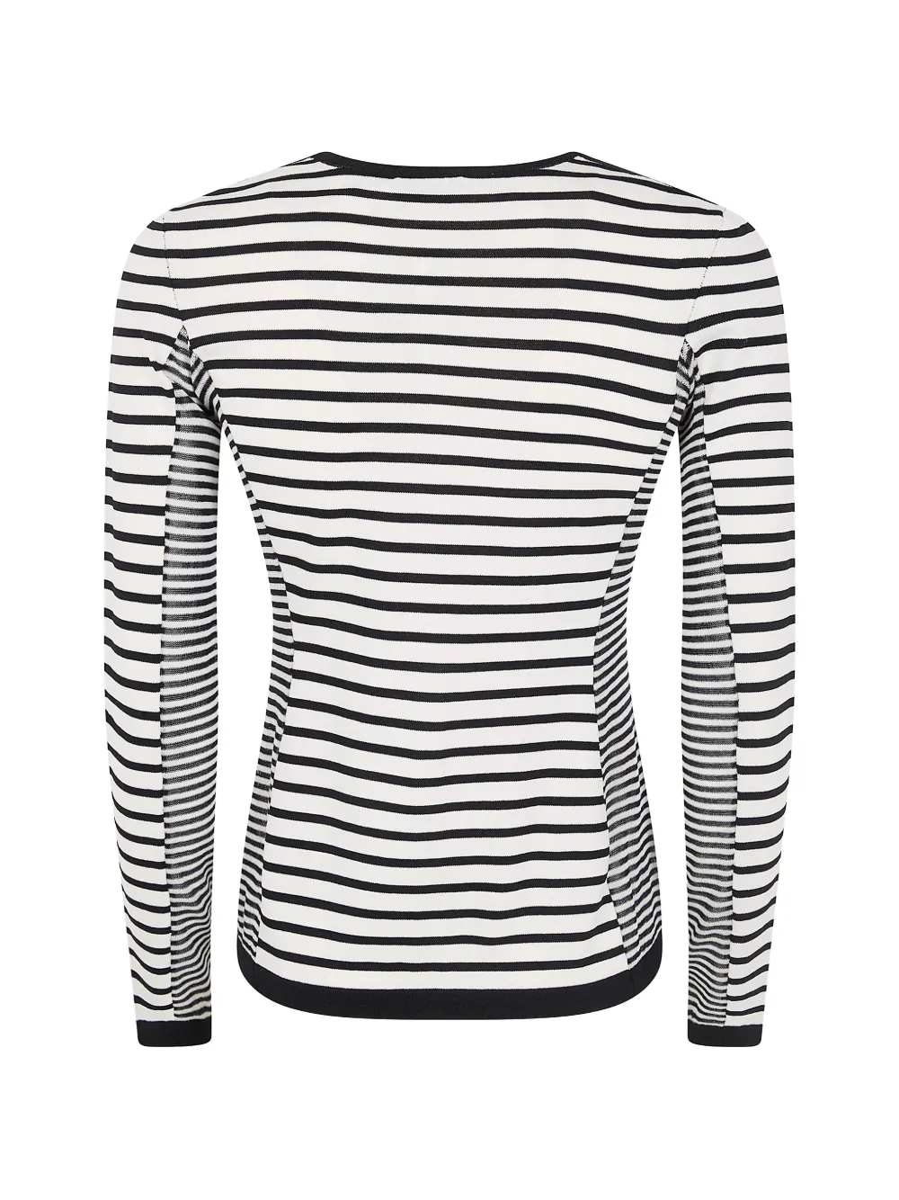 Button Striped Cardigan