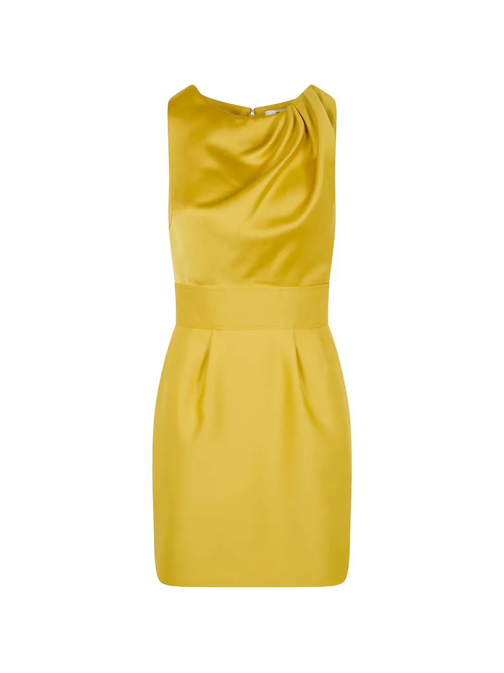 Elisabetta Franchi draped mini dress - Giallo