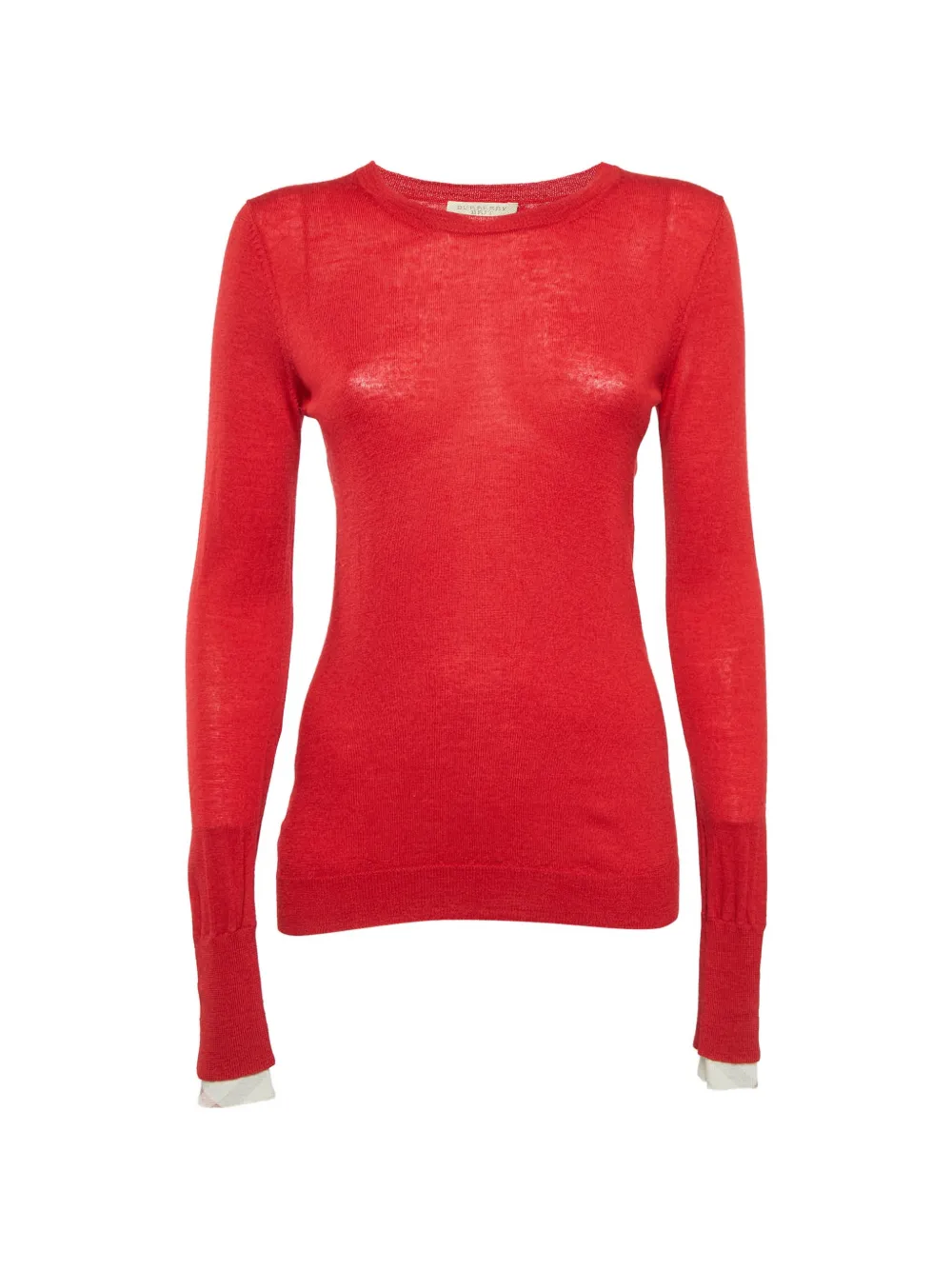 Burberry round neck sweater - Rosso