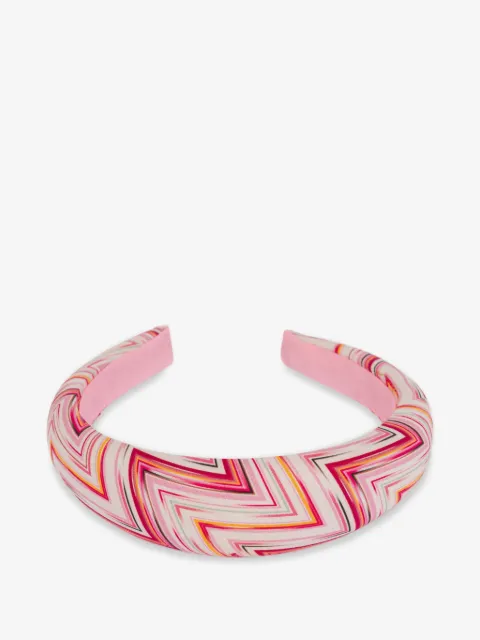Missoni Kids Haarband met zigzag-patroon