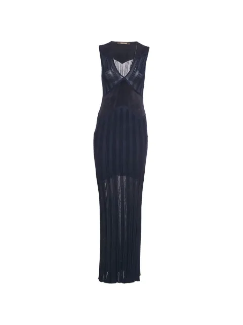 Roberto Cavalli V-neck maxi dress
