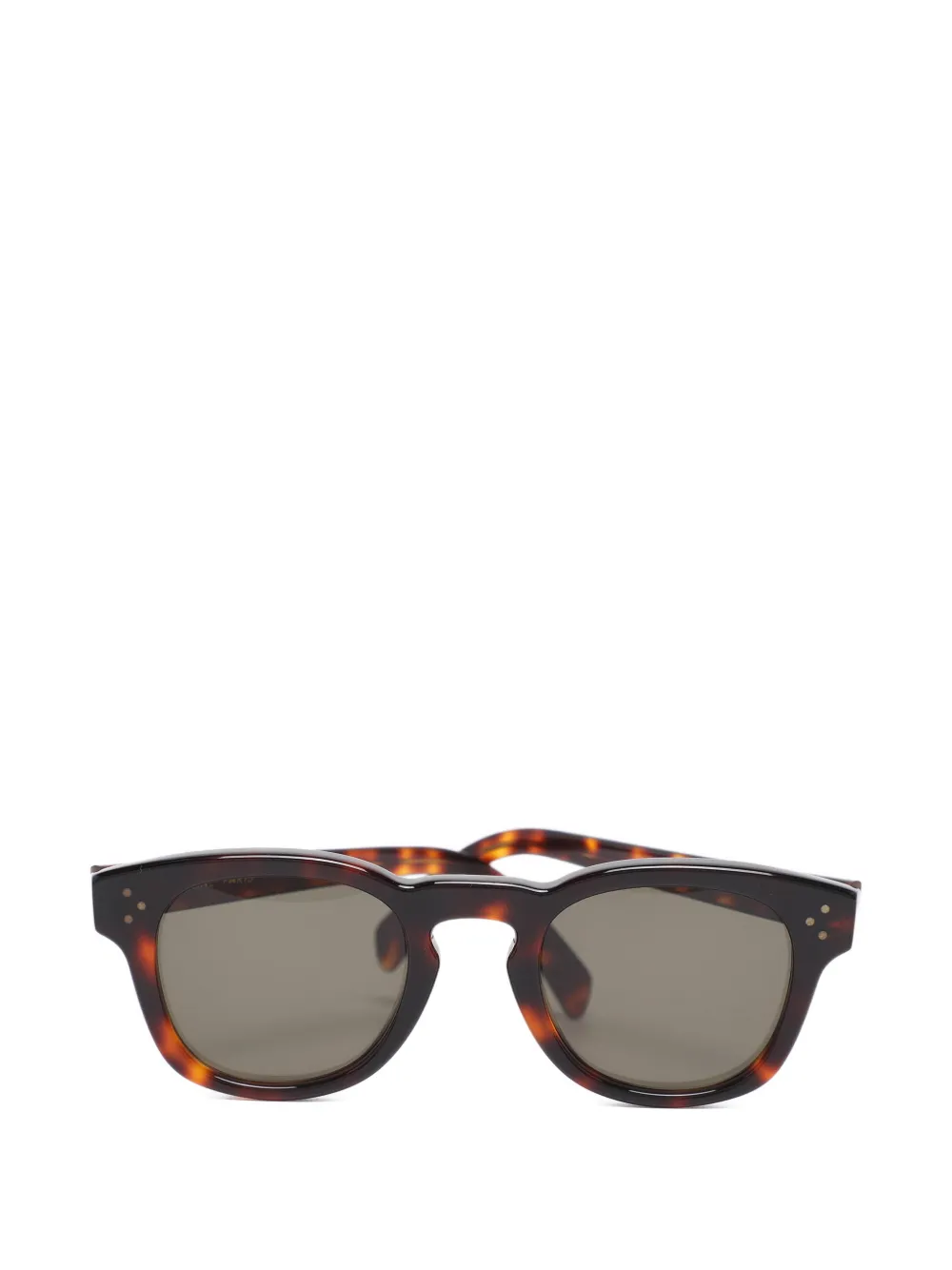 Celine Pre-Owned round-frame sunglasses - Marrone