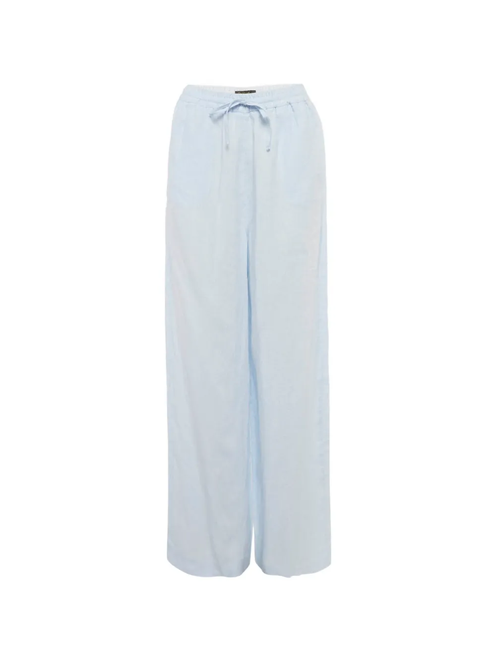 Loro Piana Pre-Owned linen wide-leg trousers - Blu