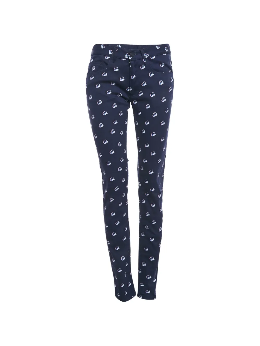 Kenzo Pre-Owned Pantaloni con stampa - Blu