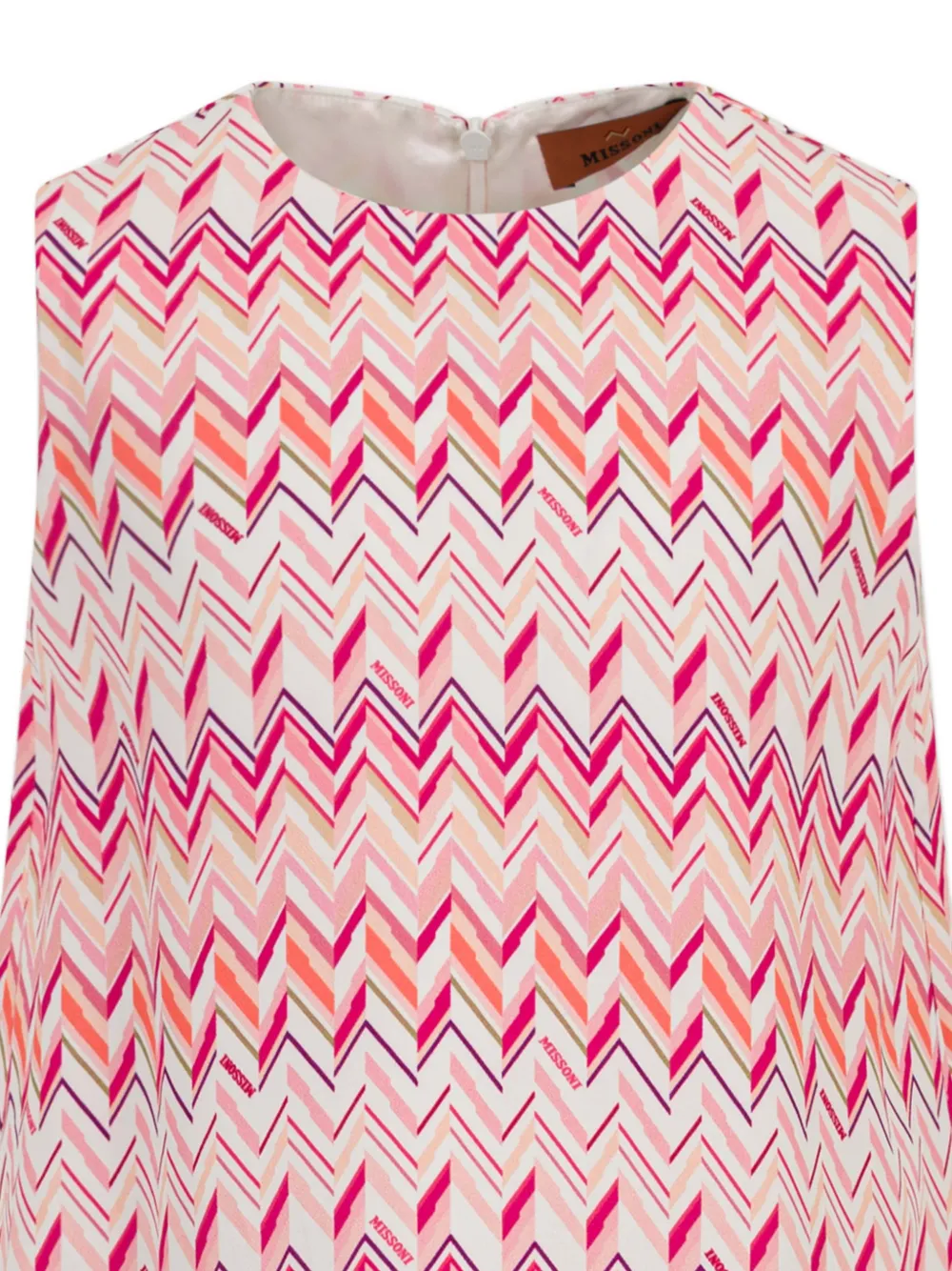 Zigzag Pleated Dress