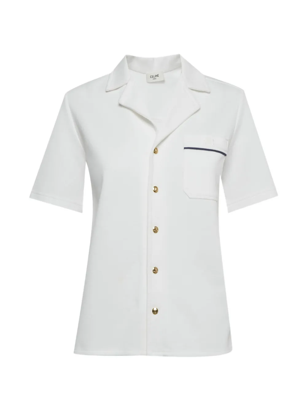 Celine Pre-Owned button shirt - Bianco