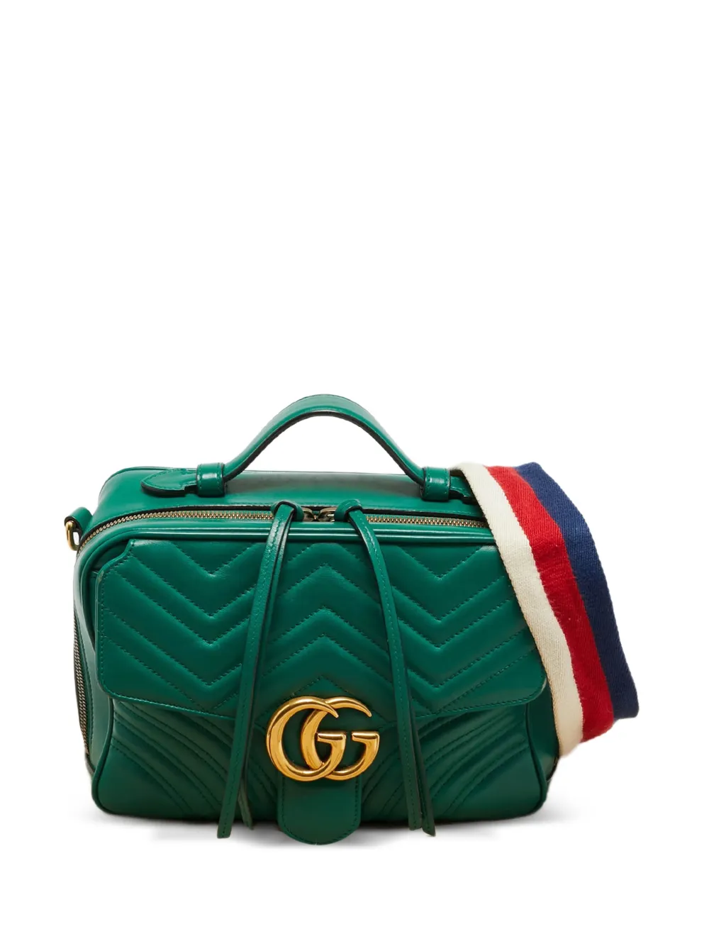 Gucci Pre-Owned GG Marmont Camera top-handle satchel - Verde