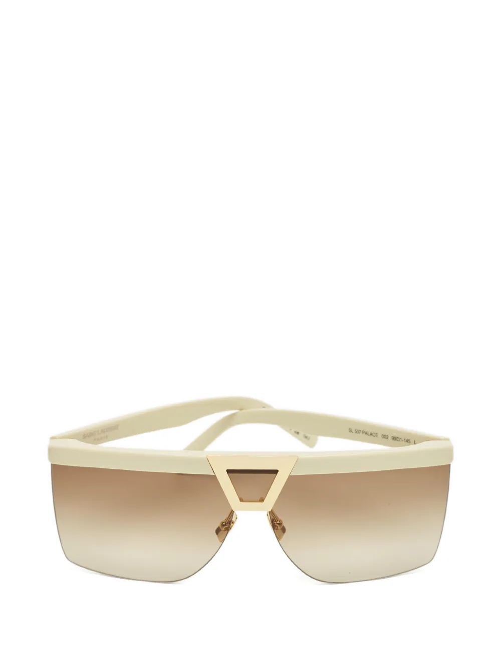 Saint Laurent Pre-Owned SL 537 shield sunglasses - Toni neutri