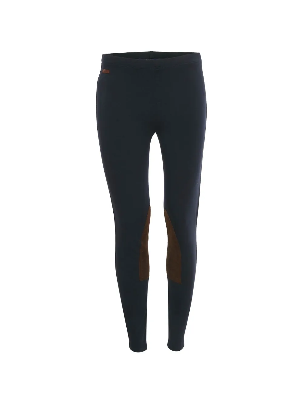 Polo Ralph Lauren Vintage suede-detail leggings - Blu