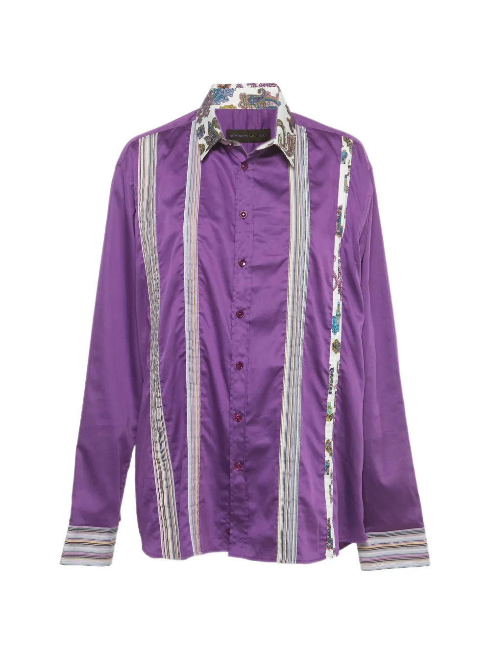 Etro Pre-Owned stripeed shirt - Viola