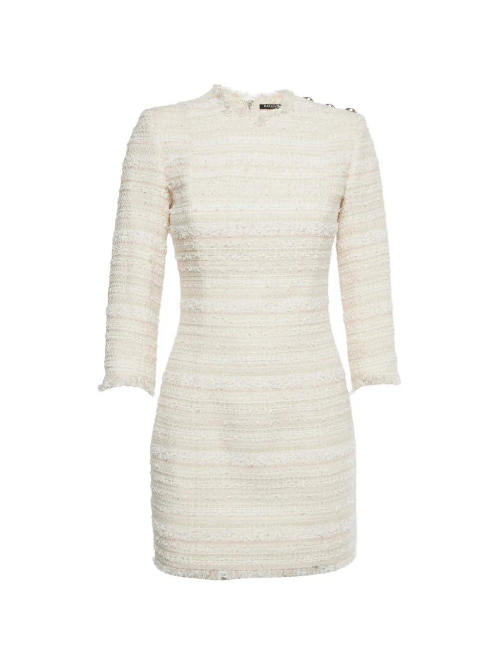 Balmain Pre-Owned Abito corto in tweed - Toni neutri