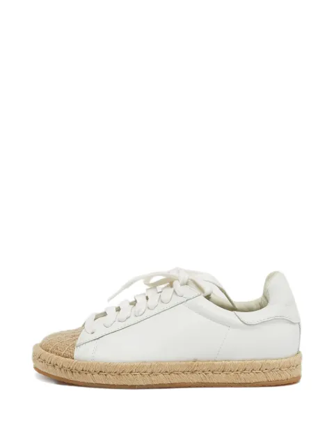 Alexander Wang jute-toe leather sneakers