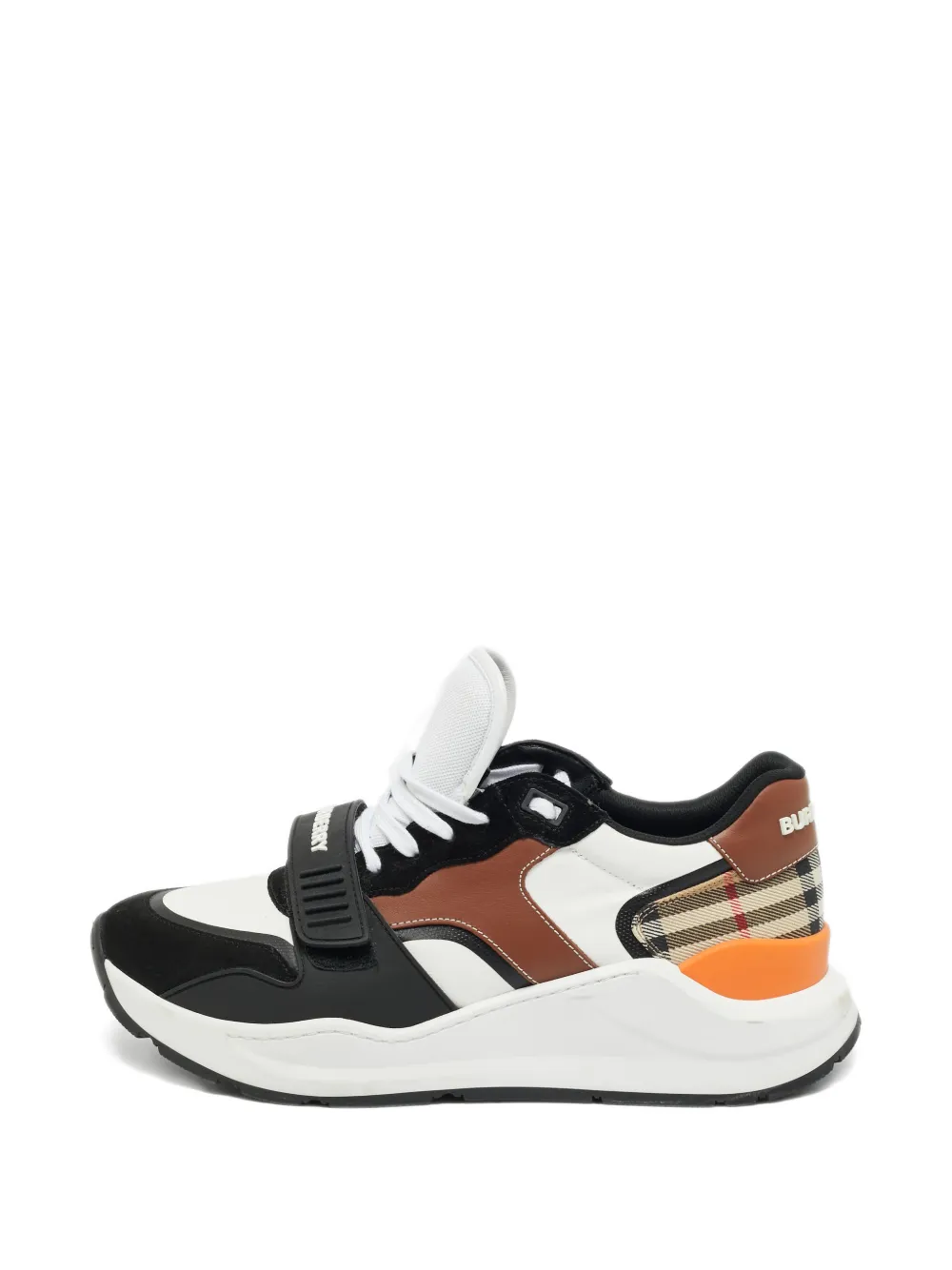 Burberry Pre-Owned Ramsey panelled sneakers - Weiß