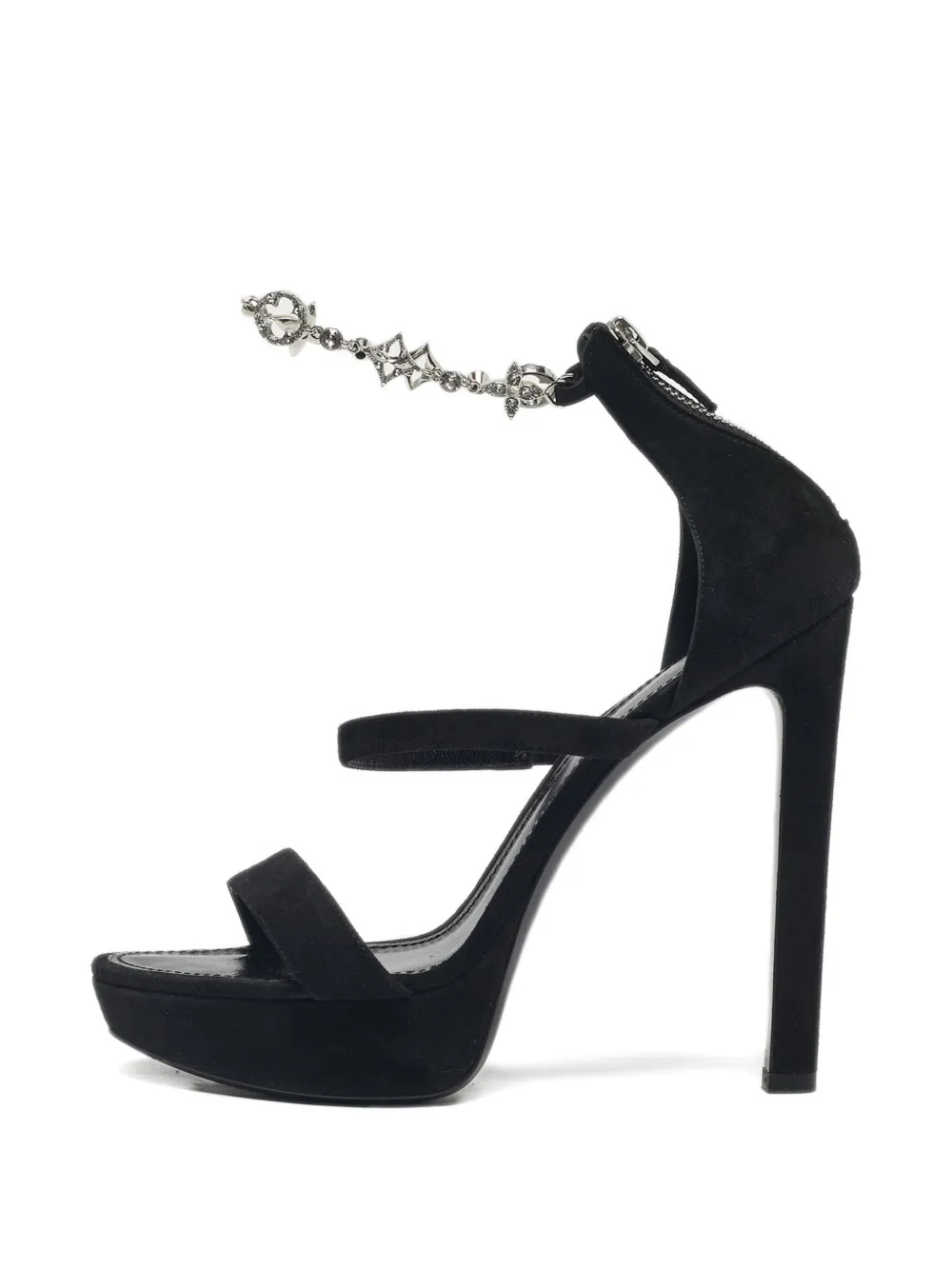 Louis Vuitton Pre-Owned open-toe suede sandals - Nero