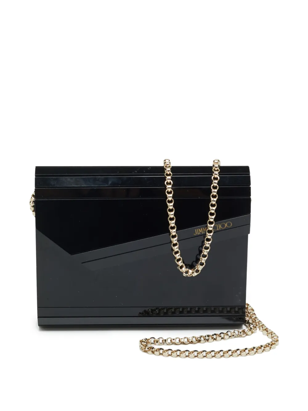 Jimmy Choo Pre-Owned Candy chain clutch - Nero