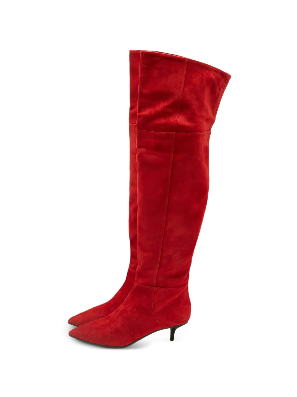 Jimmy Choo Pre-Owned Rise suede boots - Rosso