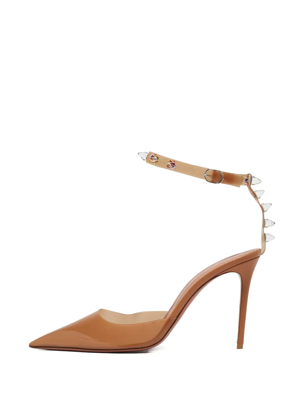 Amina Muaddi Julia pointed-toe pumps - Marrone