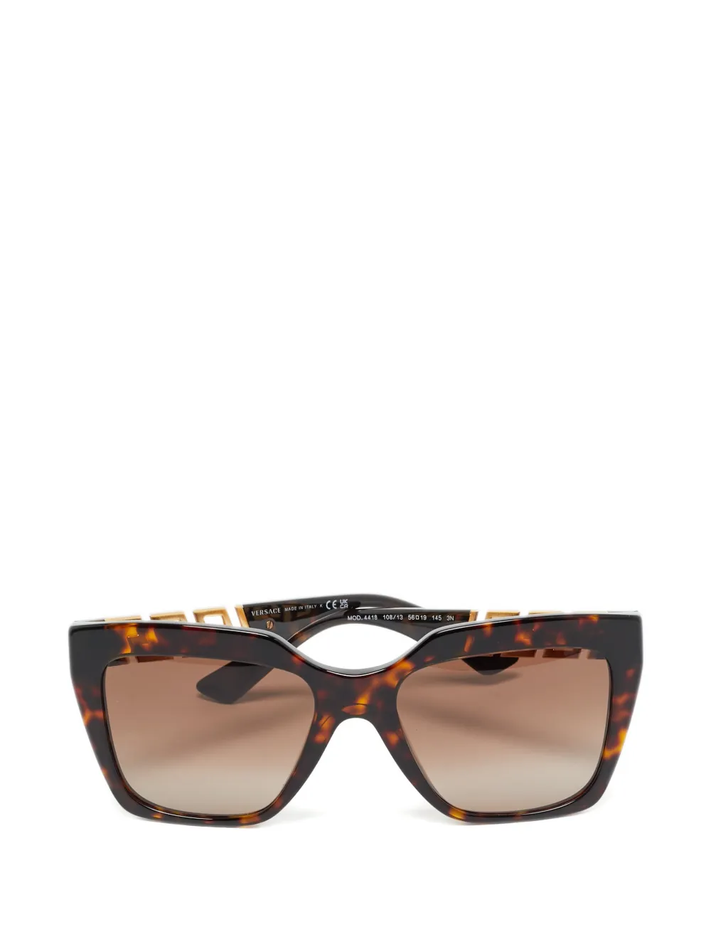 Versace Pre-Owned square-frame sunglasses - Marrone