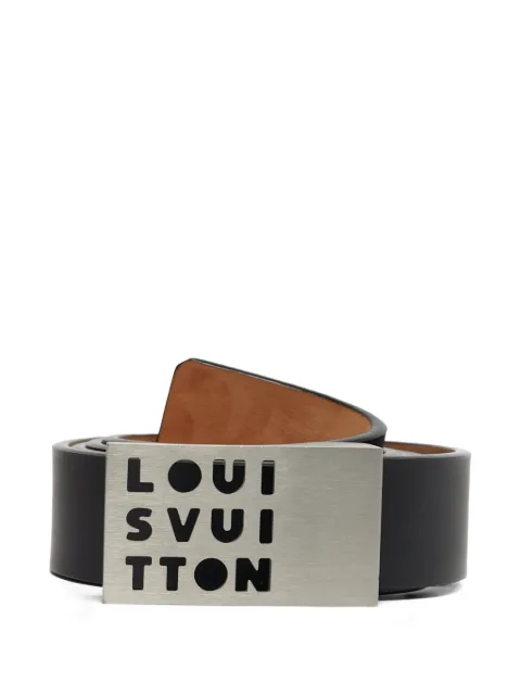 Louis Vuitton Pre-Owned 2003 cut-out logo belt