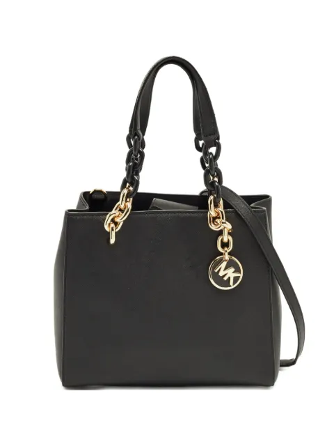 Michael Kors mini Cynthia leather tote bag