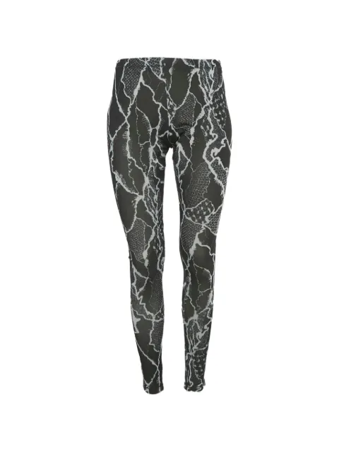 Alexander McQueen Pre-Owned snakeskin-print leggings