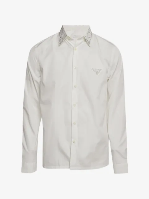 Prada Pre-Owned rhinestone-embellished shirt