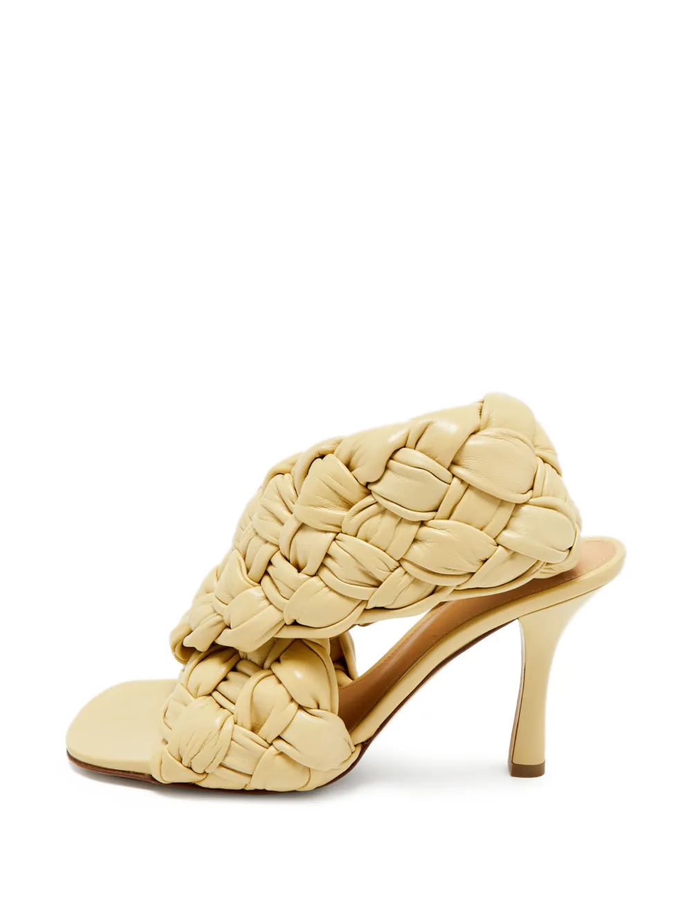 Bottega Veneta Pre-Owned Intrecciato leather sandals - Giallo