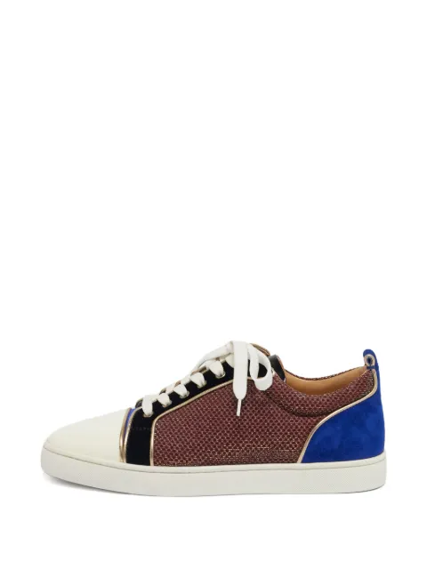 Christian Louboutin Pre-Owned lurex leather sneaker