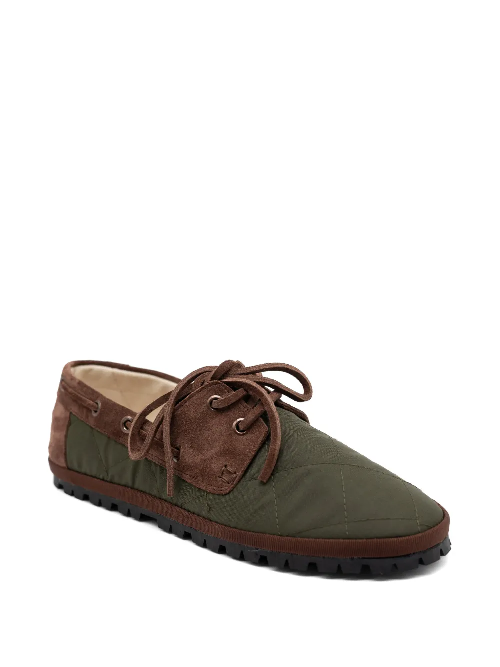 Gondolina Laguna gewatteerde bootschoenen Groen