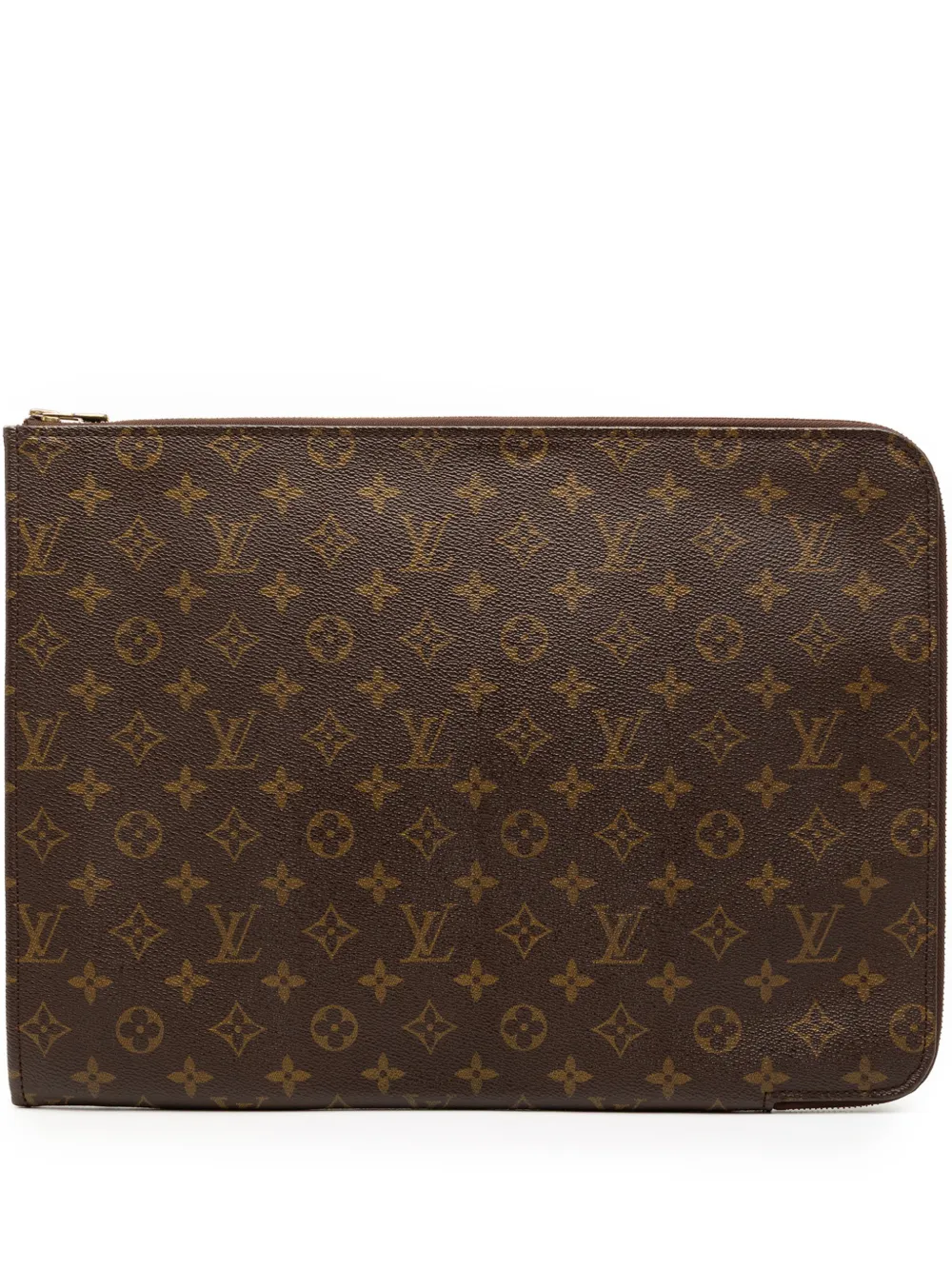 Louis Vuitton Pre-Owned 1988 Monogram Poche Documents Portfolio business bag - Marrone