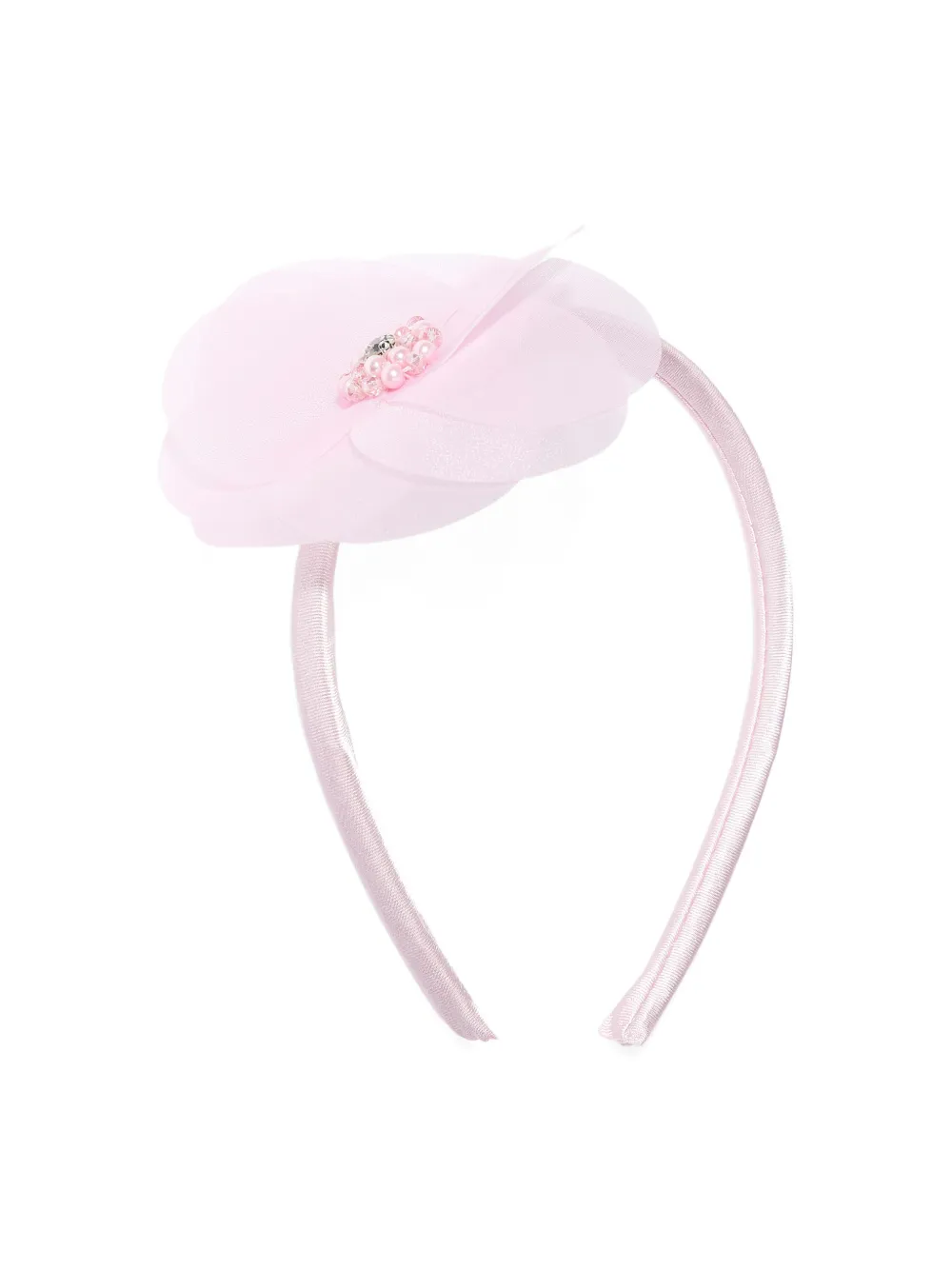 Dress & Fleur Gelaagde jurk verfraaid met bloemen Roze