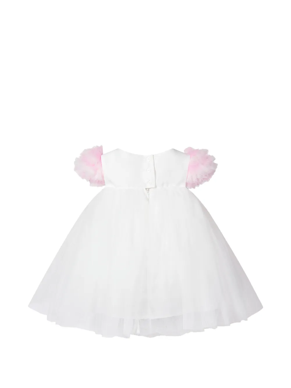  Dress & Fleur Tulle Embroidered Dress Set - Neutrals 