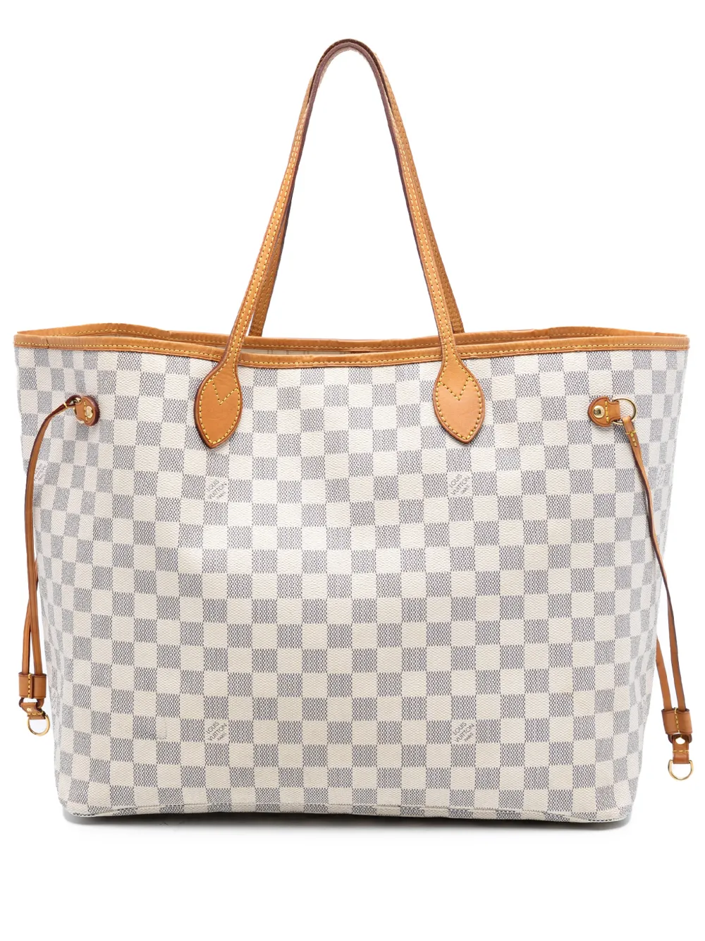 Louis Vuitton Pre-Owned 2013 Damier Azur Neverfull GM tote bag - Bianco
