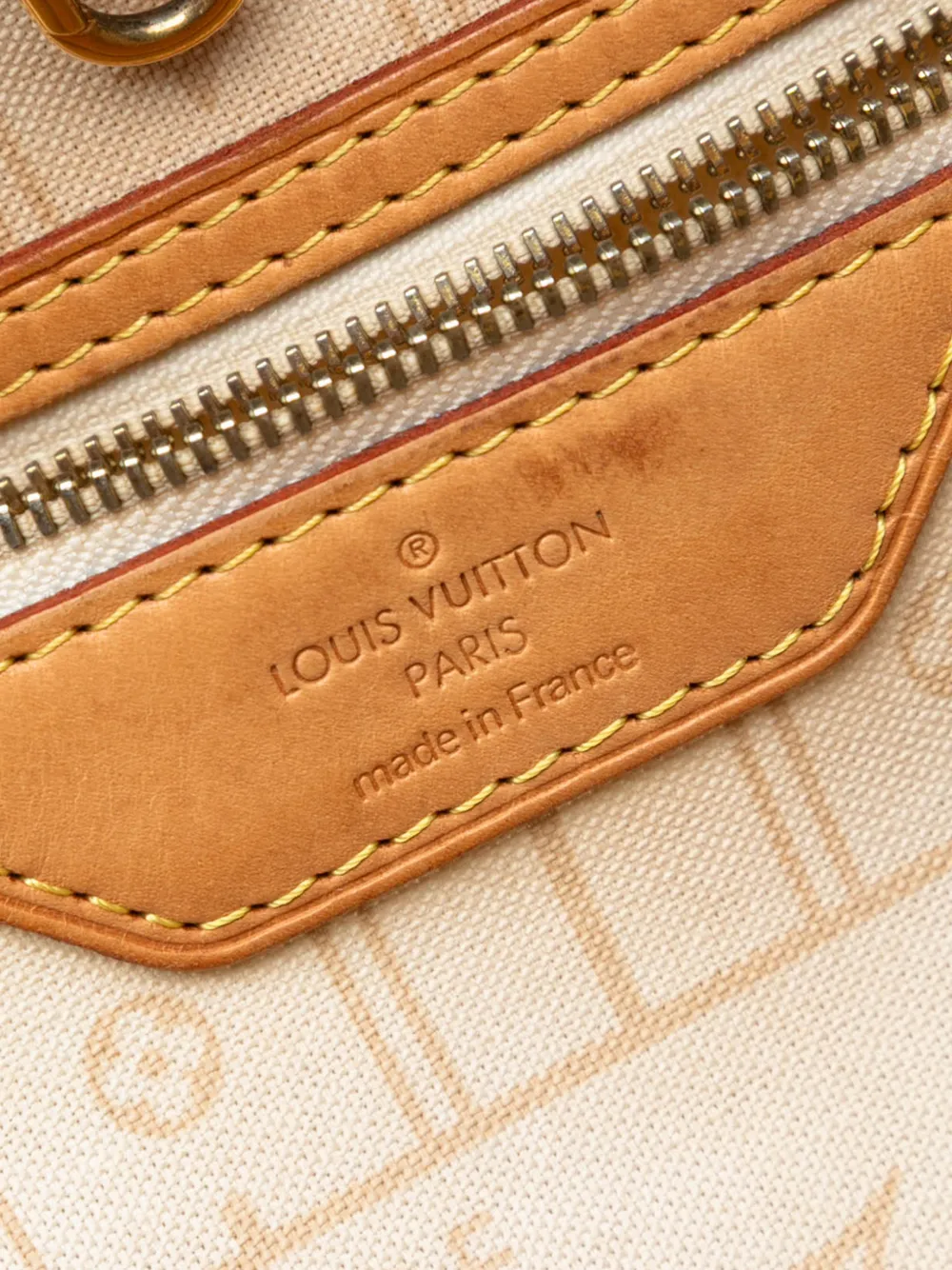 2013 Damier Azur Neverfull Gm Tote Bag