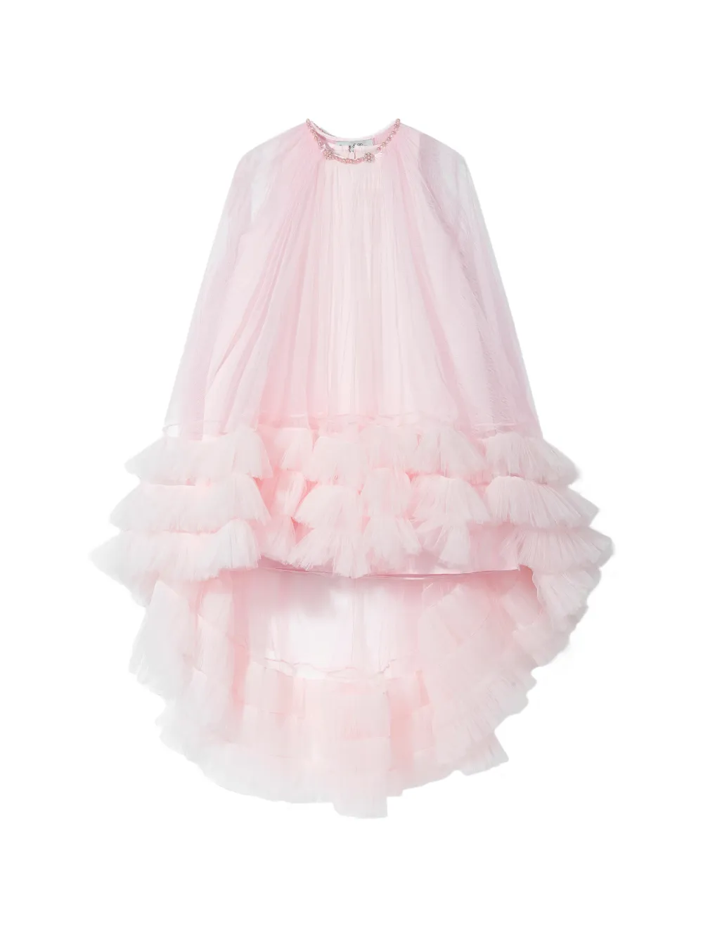 Dress & Fleur ruffled-embellished dress - Rosa