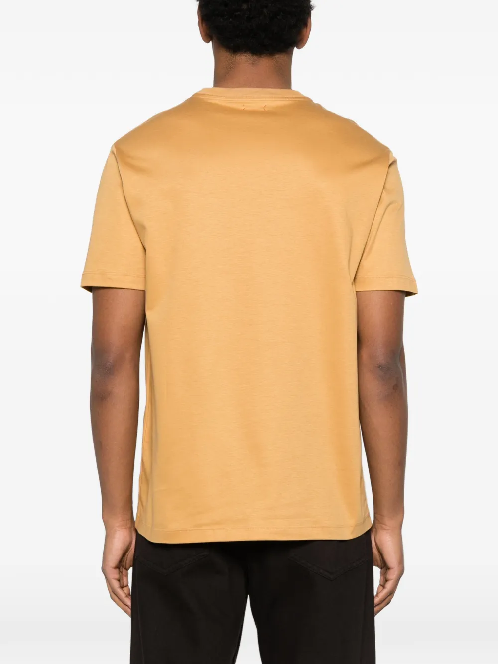 Kiton T-shirt met ronde hals Geel