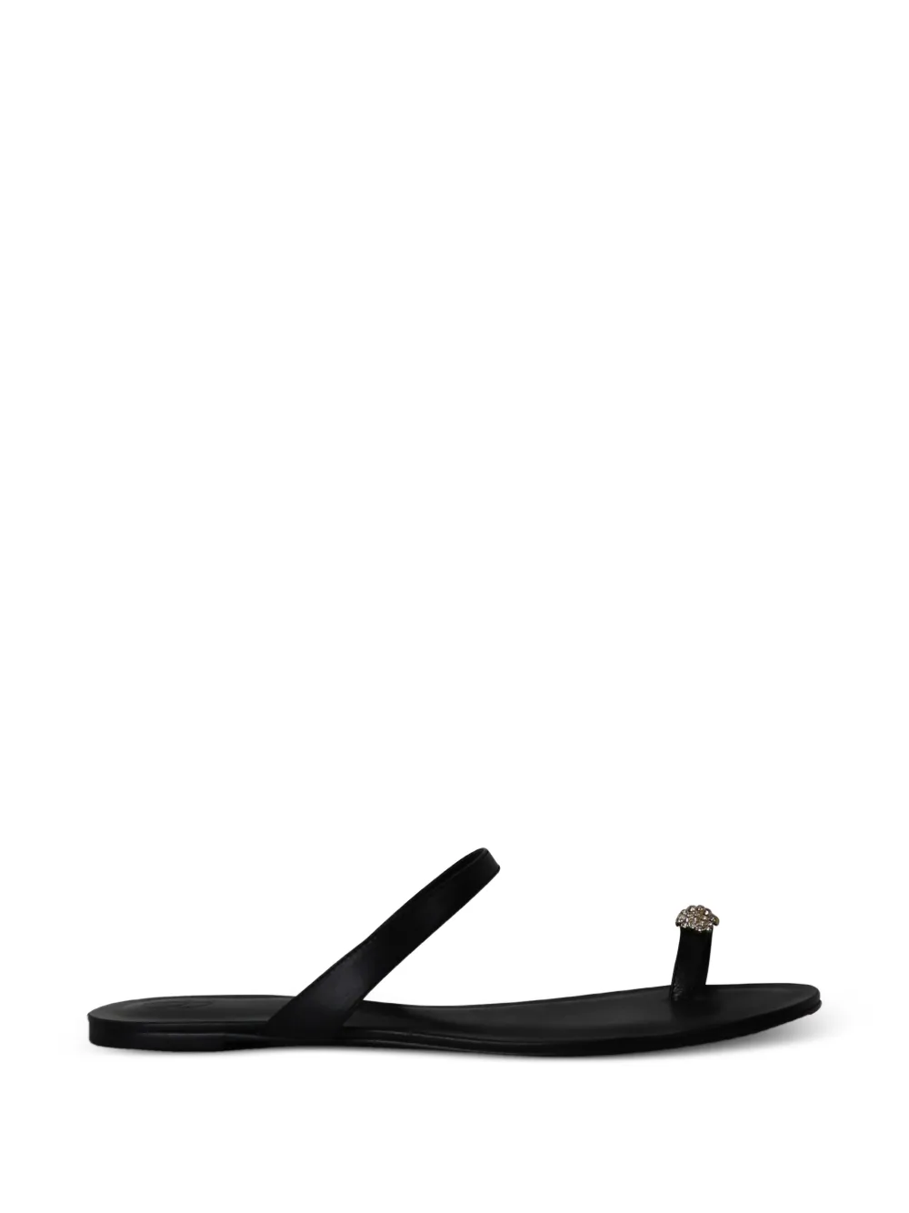 Porte & Paire crystal-embellished sandals - Schwarz