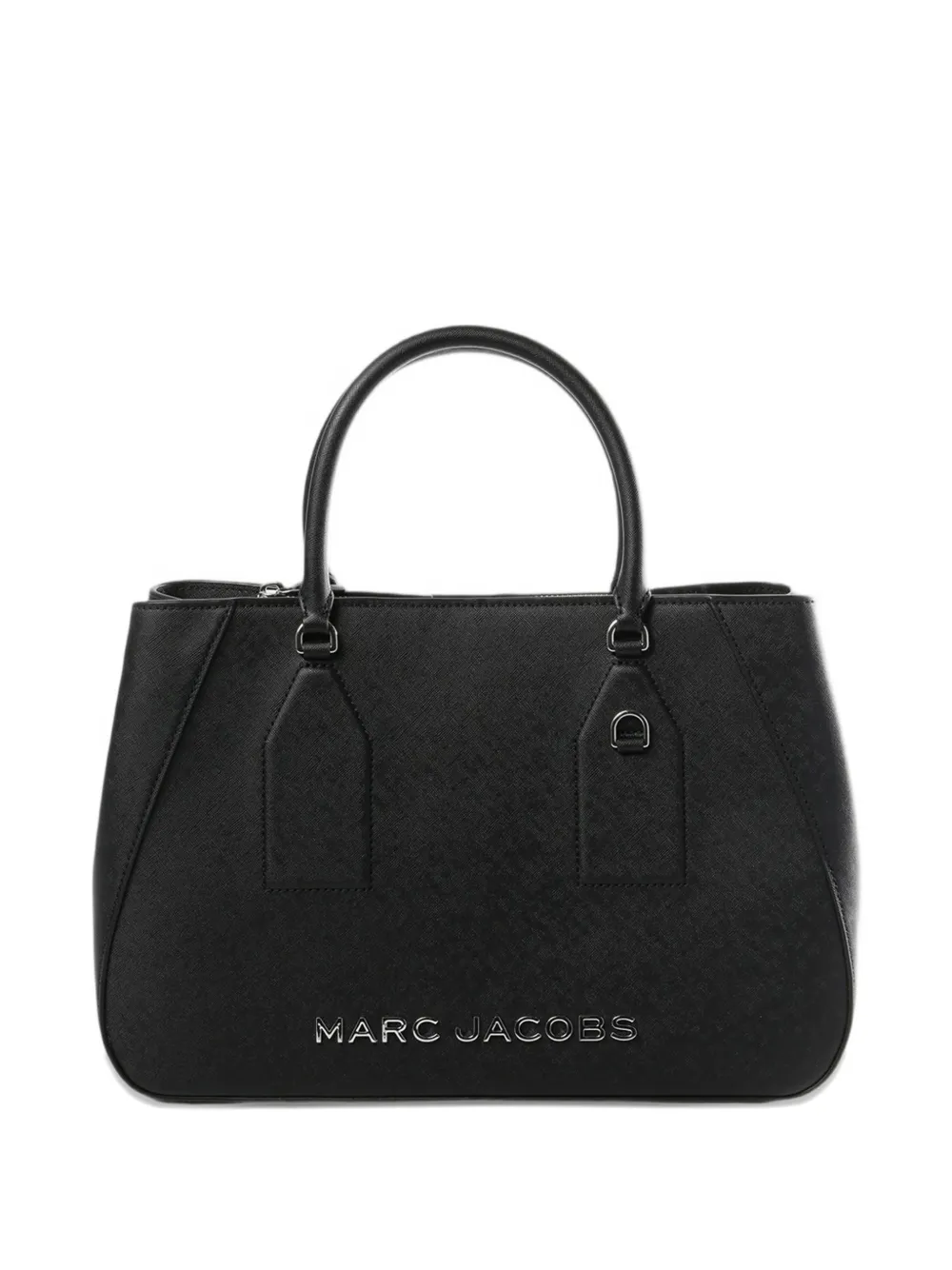 Marc Jacobs Logo-plaque Tote Bag In Black