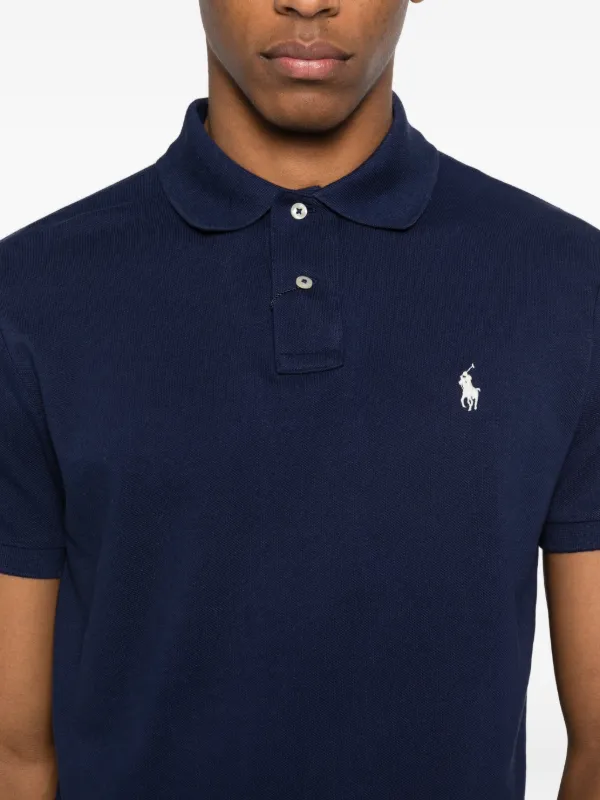 Polo Ralph Lauren Camisa Polo Com Abotoamento e Logo | Azul