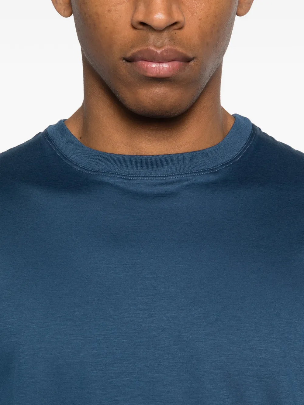 Kiton T-shirt met ronde hals Blauw