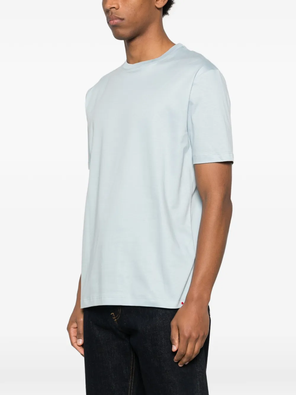  Kiton Crew-neck T-shirt - Blue 