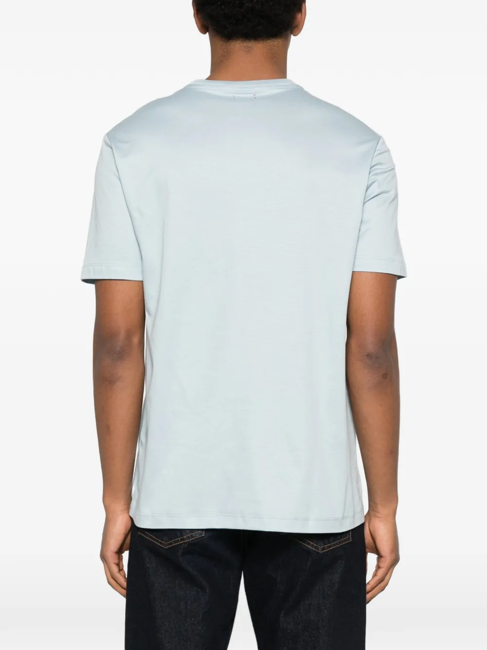 Kiton T-shirt met ronde hals Blauw