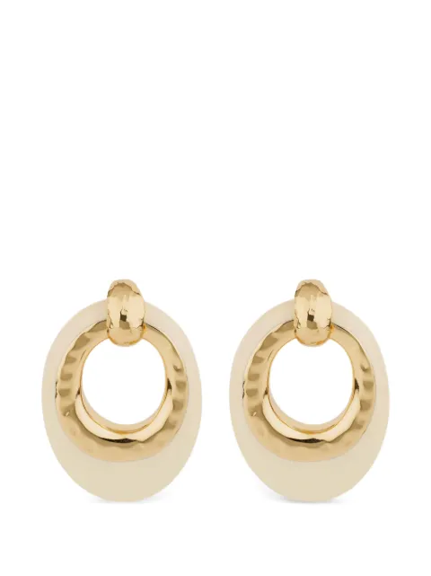 Gas Bijoux Selva hammered hoop small earrings