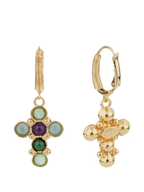 Gas Bijoux Tao Cruzita cross earrings