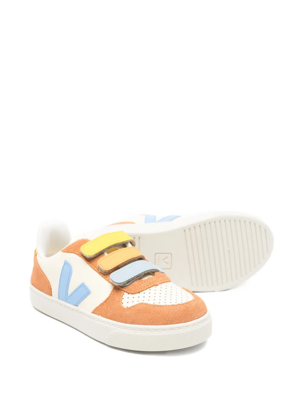 VEJA Kids V-10 sneakers met klittenband Beige
