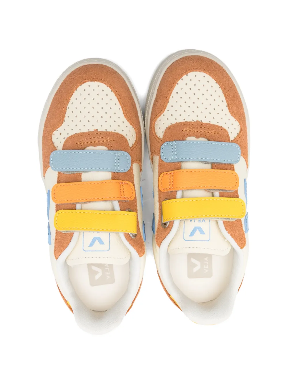 VEJA Kids V-10 sneakers met klittenband Beige