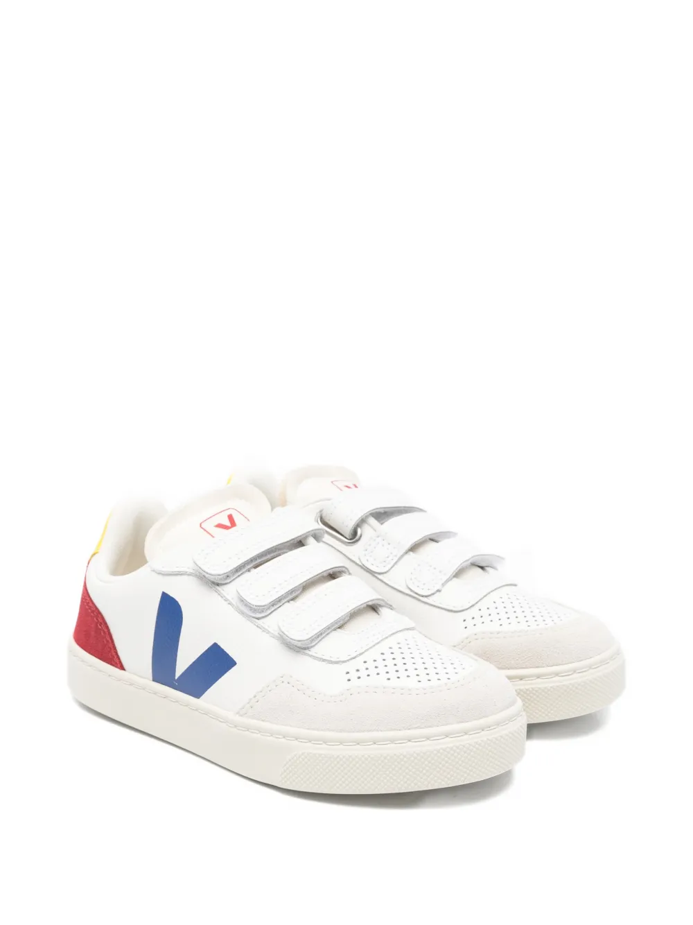VEJA Kids V-90 touch-strap snekers - Bianco