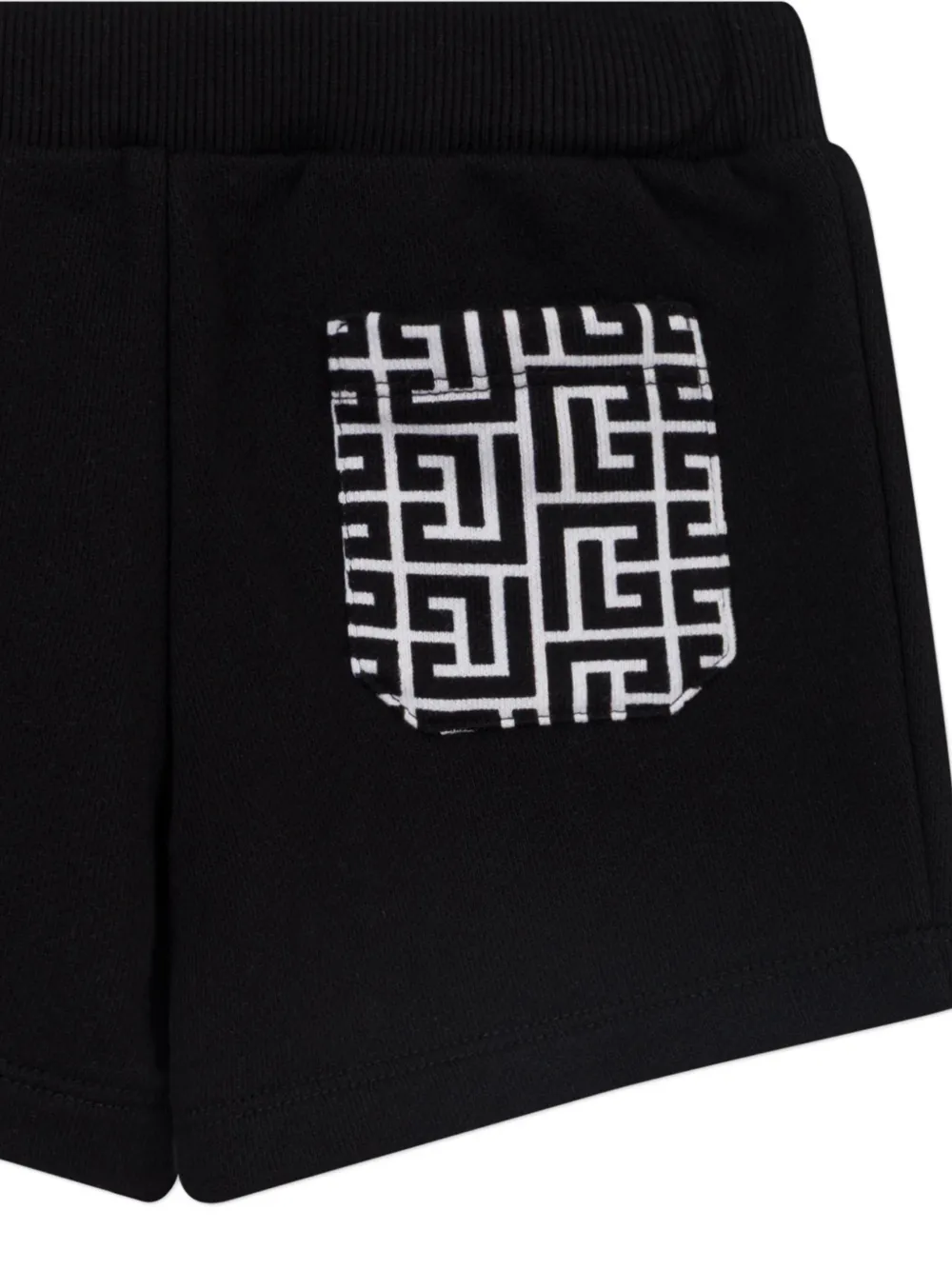  Balmain Kids Cotton Shorts - Black 