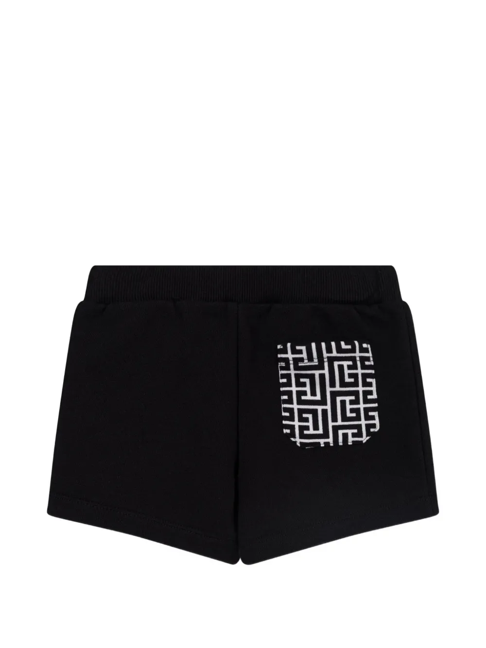  Balmain Kids Cotton Shorts - Black 